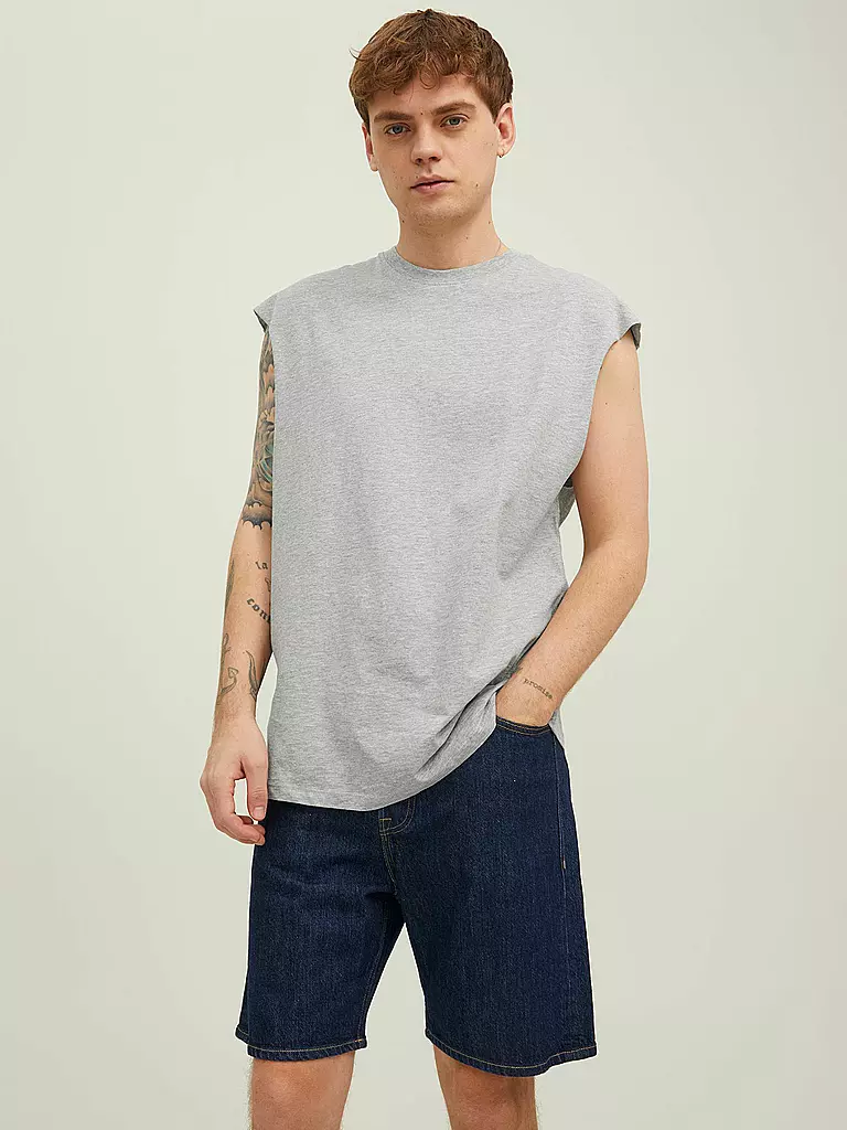 JACK & JONES | Tanktop JORBRINK  | hellgrau