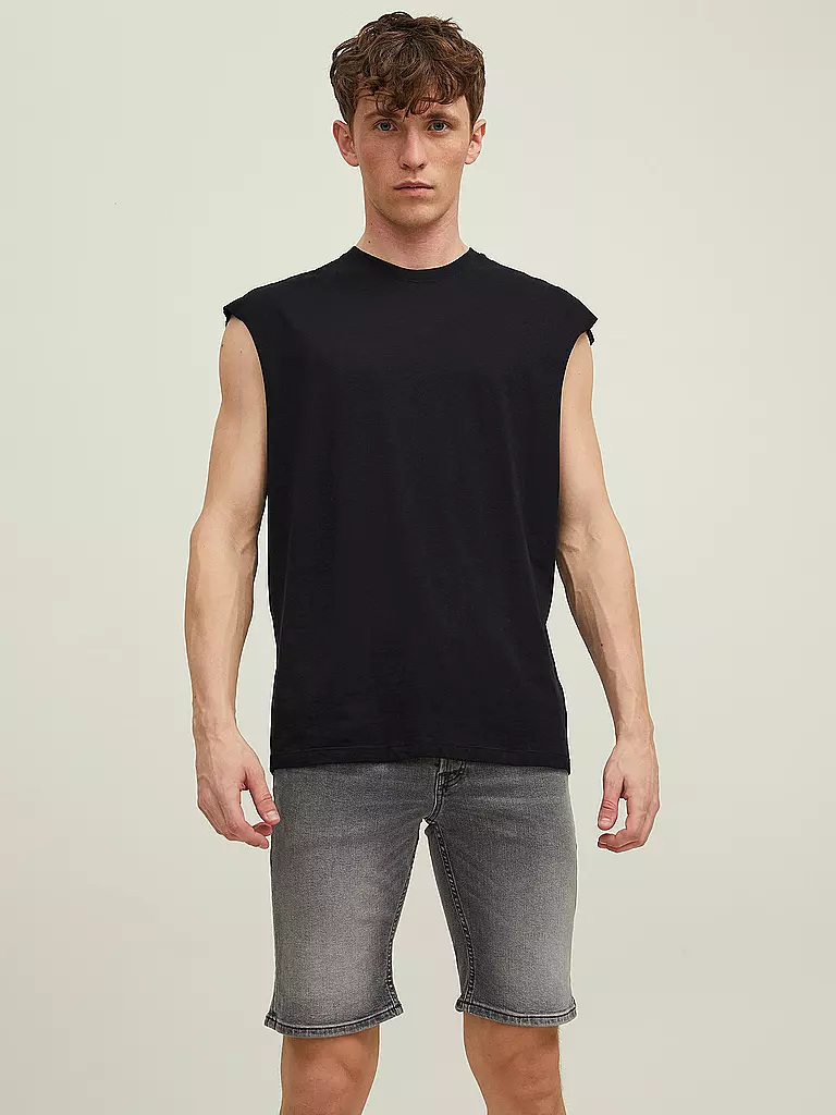 JACK & JONES | Tanktop JORBRINK  | schwarz