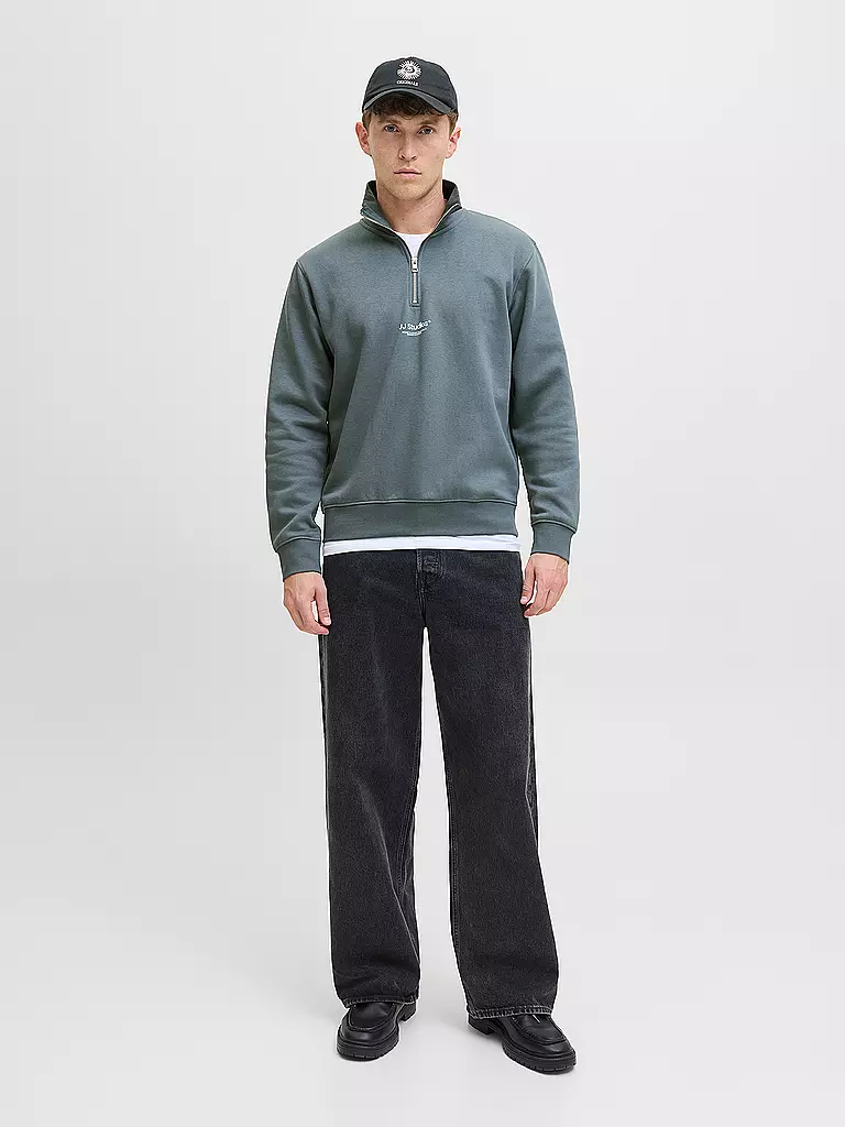 JACK & JONES | Troyer Pullover JJESOHO | blau