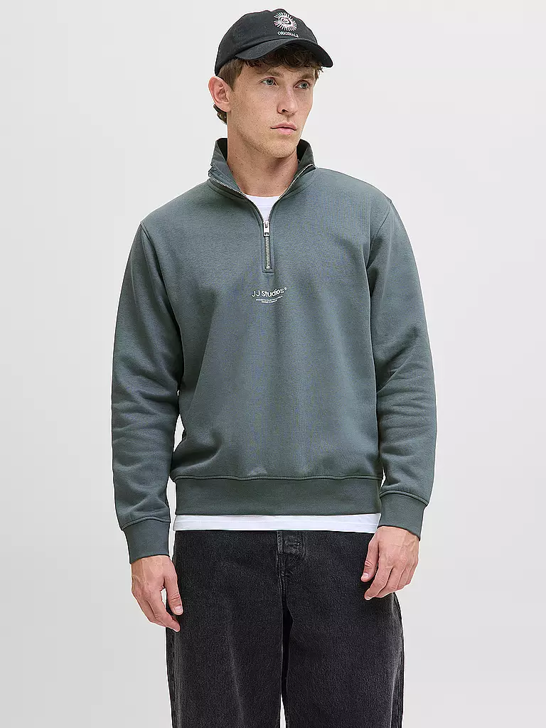 JACK & JONES | Troyer Pullover JJESOHO | blau