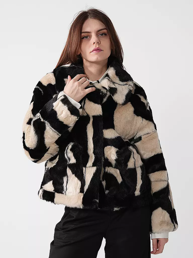 JAKKE | Jacke in Felloptik TRACI | creme