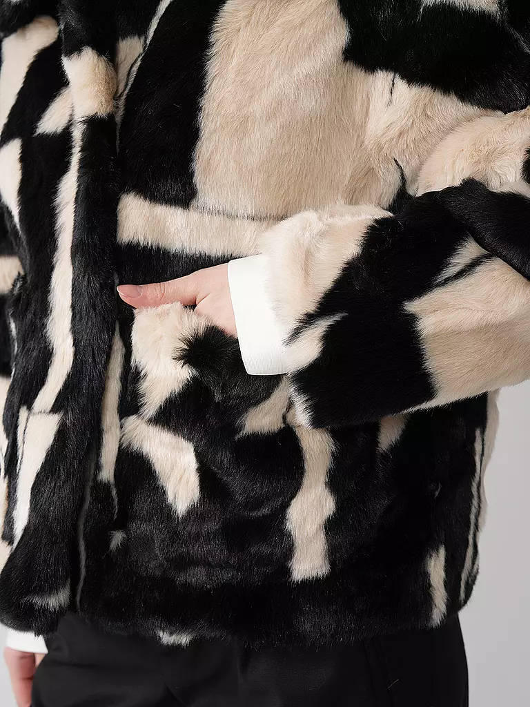 JAKKE | Jacke in Felloptik TRACI | creme
