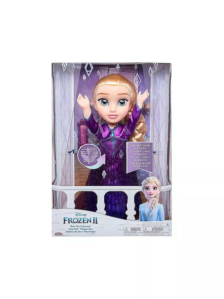 JAKKS | Funktionspuppe Die Eiskönigin 2 - Elsa 35cm | transparent