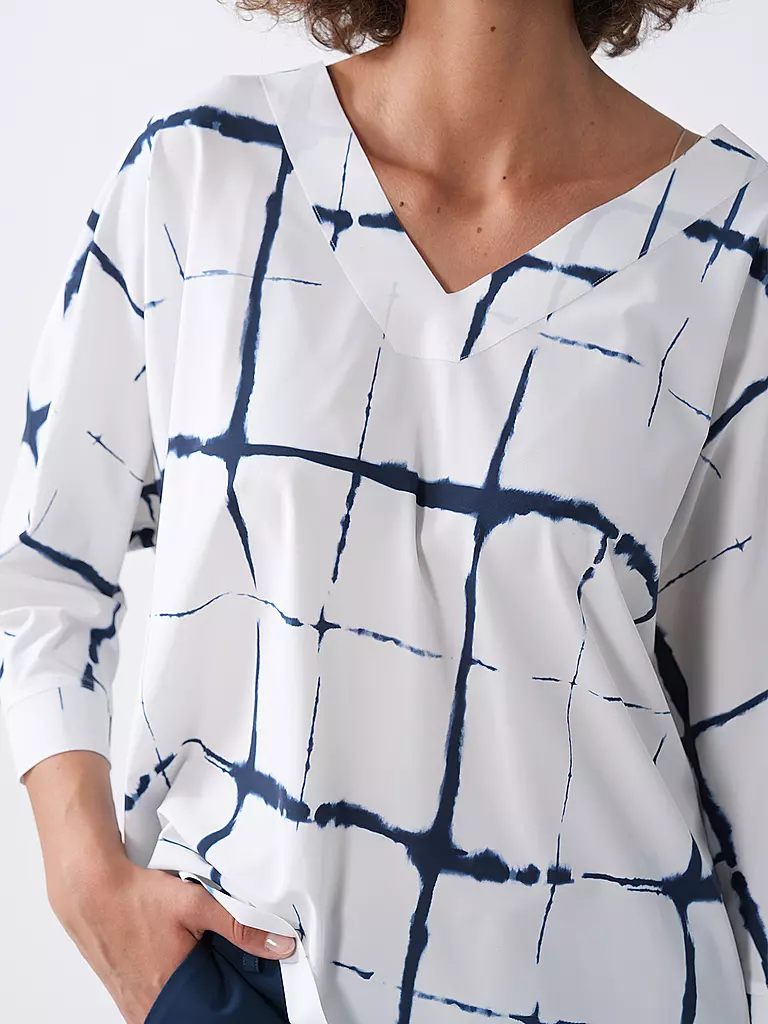 JAPAN TKY | Shirt AKIHA CHECK | weiss