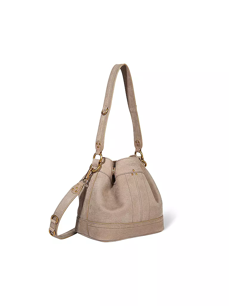 JEROME DREYFUSS | Ledertasche - Bucket Bag BEN S | grau