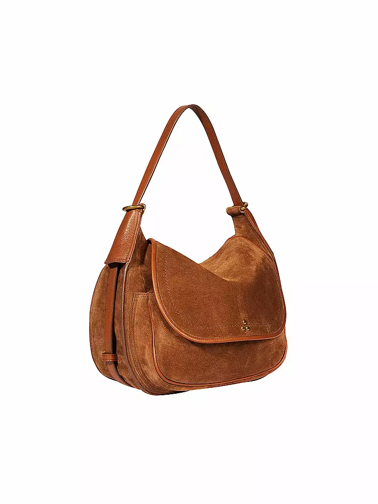 JEROME DREYFUSS | Ledertasche - Hobo Bag PHILIPPE | braun