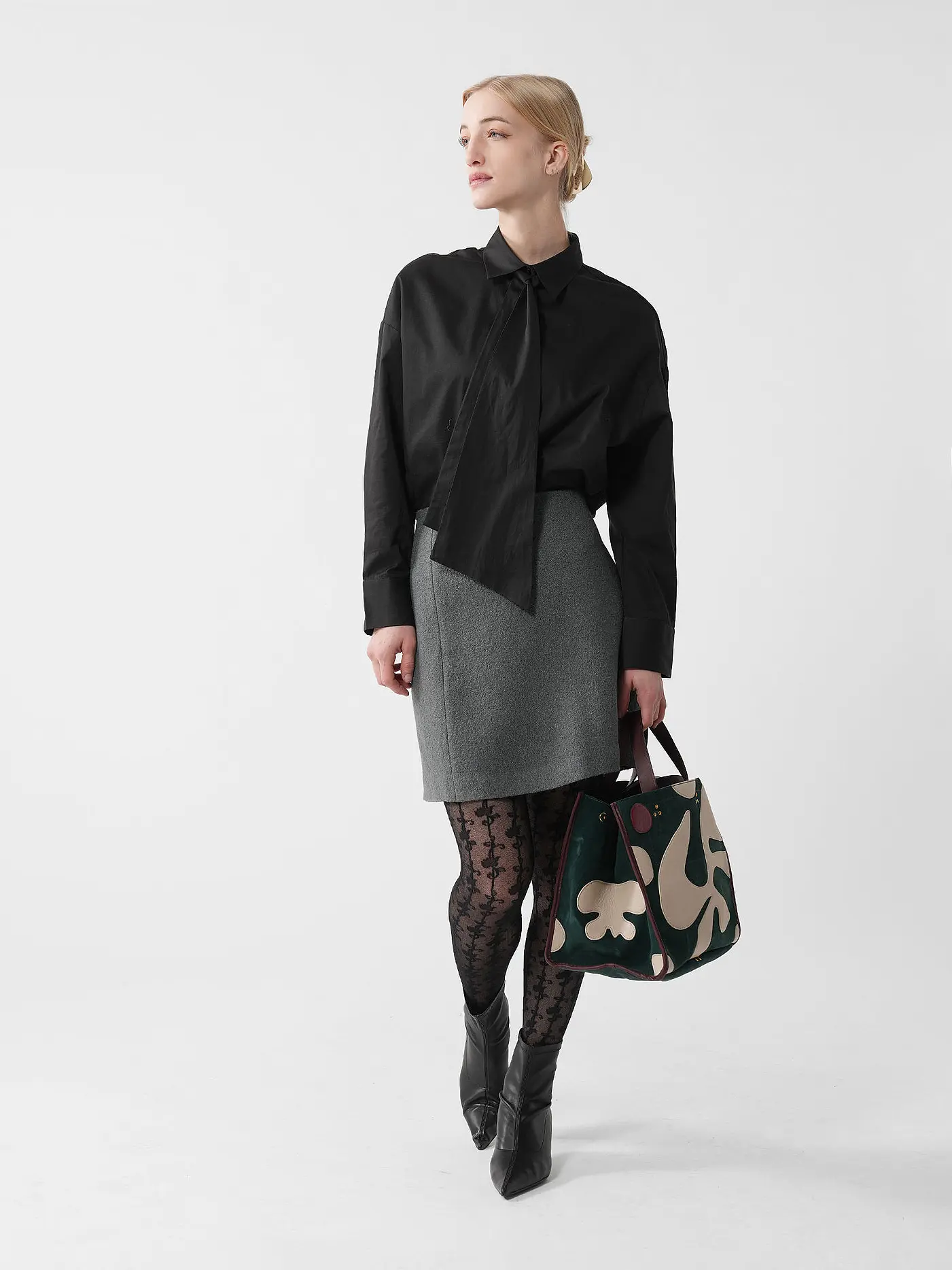 JEROME DREYFUSS | Ledertasche - Shopper LEON M  | petrol