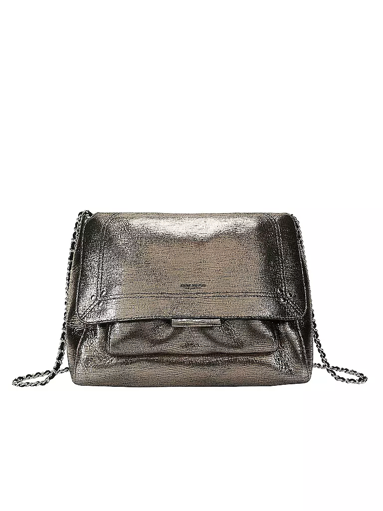 JEROME DREYFUSS | Ledertasche - Umhängetasche LULU L | silber