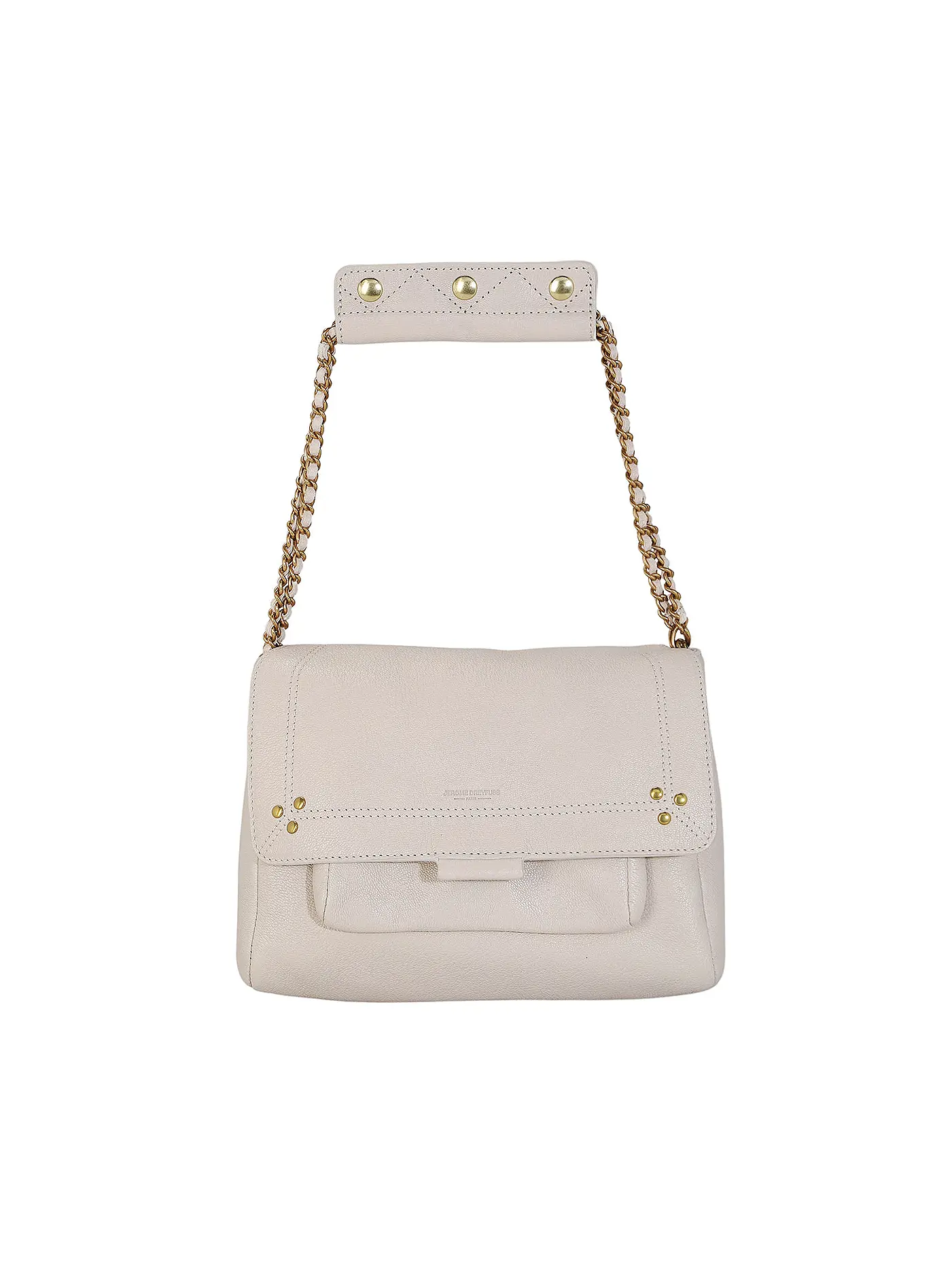 JEROME DREYFUSS | Ledertasche - Umhängetasche LULU M  | creme