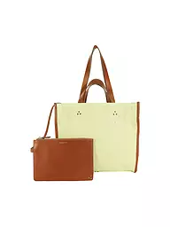 JEROME DREYFUSS | Leinentasche - Shopper LEON Medium | gelb