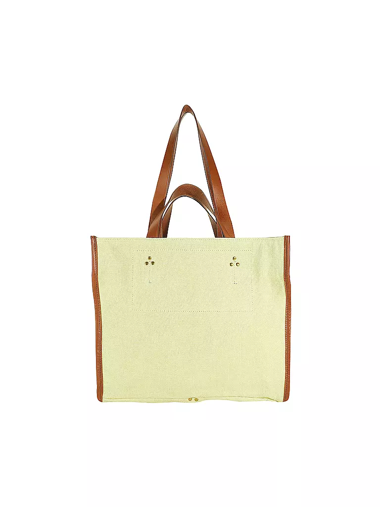 JEROME DREYFUSS | Leinentasche - Shopper LEON Medium | gelb