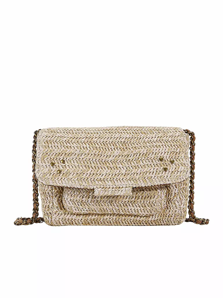 JEROME DREYFUSS | Tasche - Mini Bag LULU S Raphia  | beige