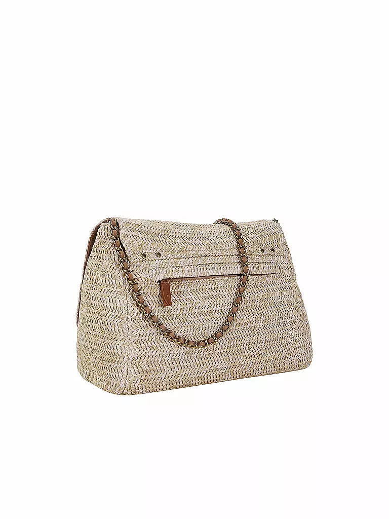 JEROME DREYFUSS | Tasche Mini Bag Lulu M Raphia  | beige