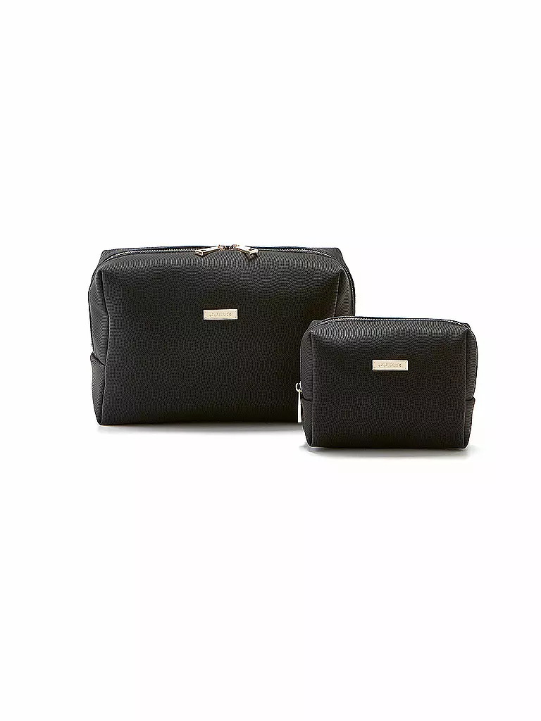JJDK | Toilettetasche - Cosmetic Bag "Summer" (Black) 1Stk | schwarz