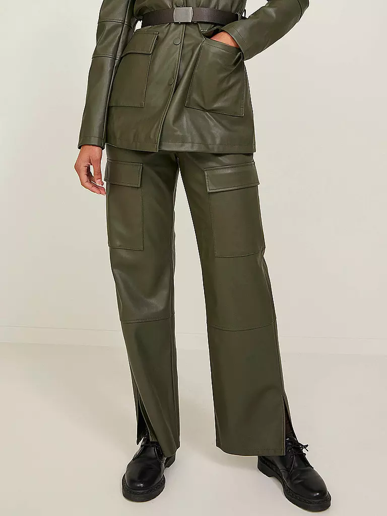 JJXX | Cargohose JXKEBYA | olive