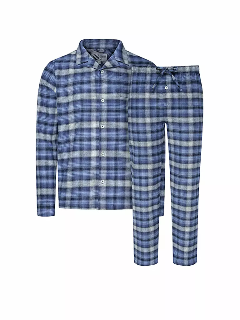 JOCKEY | Flanell-Pyjama | blau