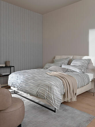 JOOP | Satin Bettwäsche VIVID 2x 70x90cm/200x200cm Stone