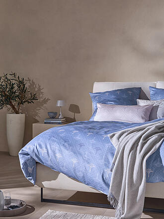 JOOP | Satin-Bettwäsche CORNFLOWER CHARM 70x90 / 140x200cm Ocean 