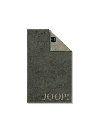 JOOP | Gästetuch 30x50cm CONTOUR DOUBLFACE Oliv