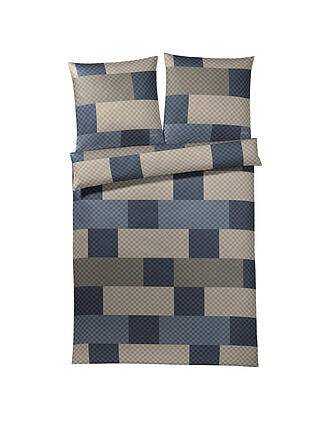 JOOP | Satin Bettwäsche 70x90 / 140x200cm Stein