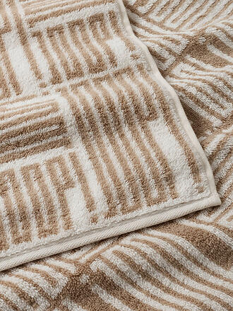 JOOP | Handtuch 50x100cm BARS ALLOVER Creme
