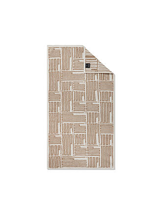 JOOP | Duschtuch 80x150cm BARS ALLOVER Creme