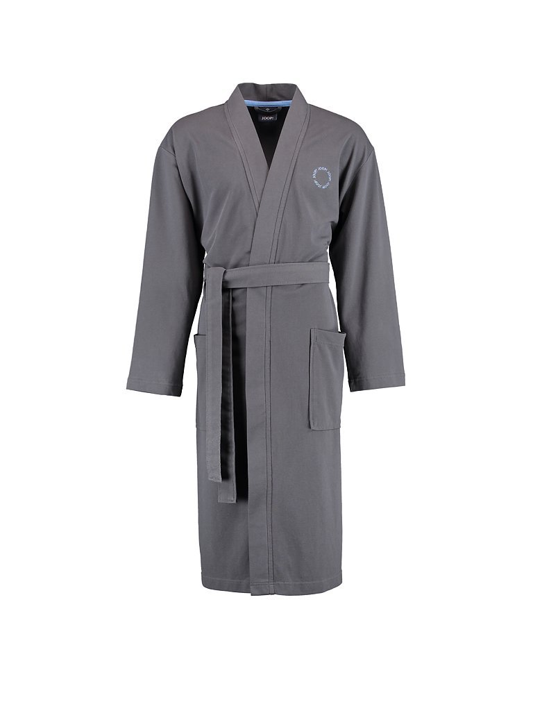JOOP Herren Kimono Bademantel (Anthrazit) grau | 56