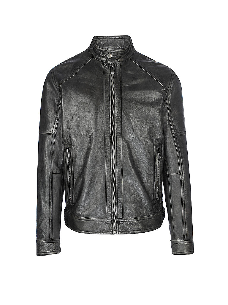 JOOP Lederjacke grau | 50