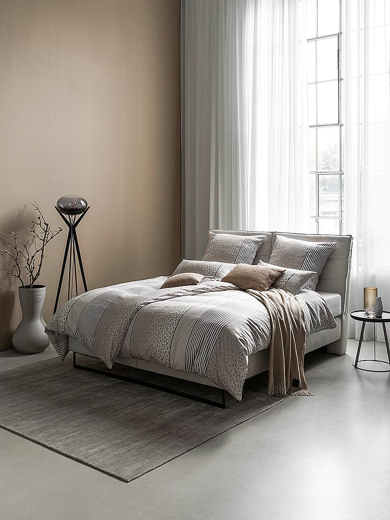 JOOP Ropa de cama de satén LEO 70x90cm / 140x200cm Arena beige