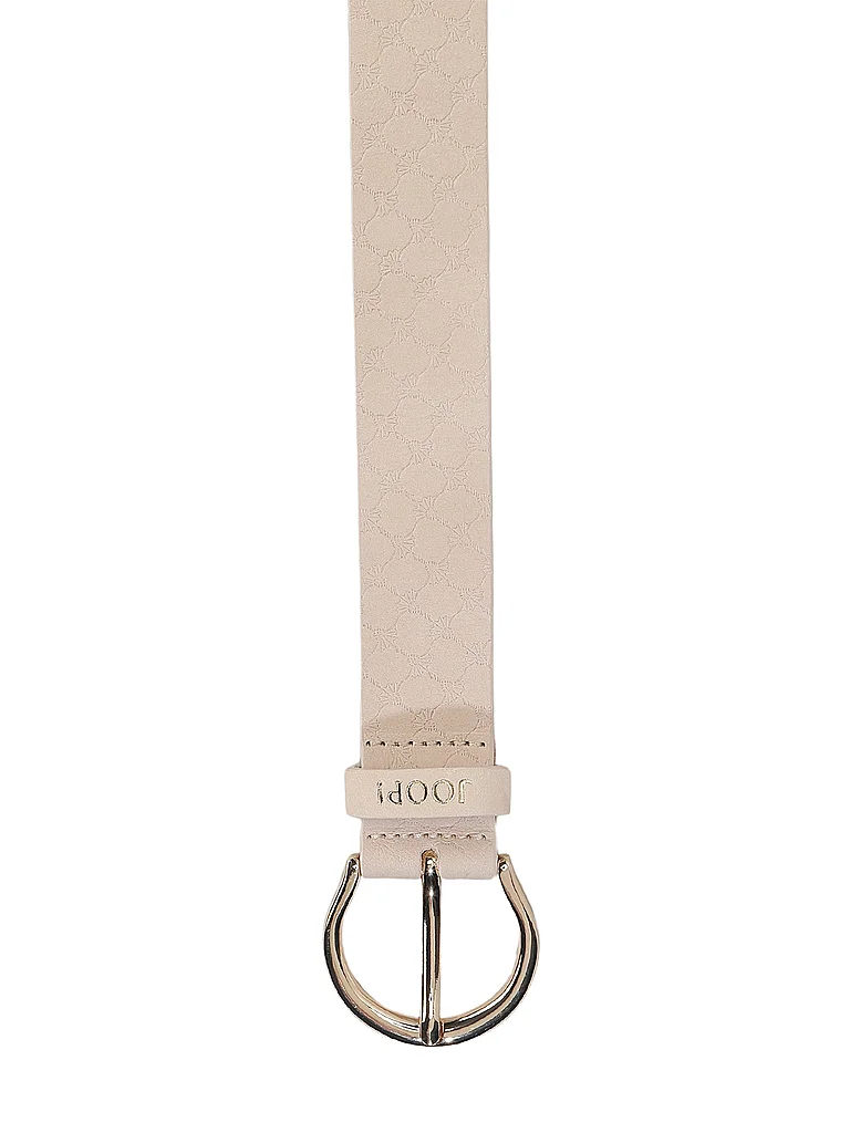 JOOP Ceinture en cuir beige | 75