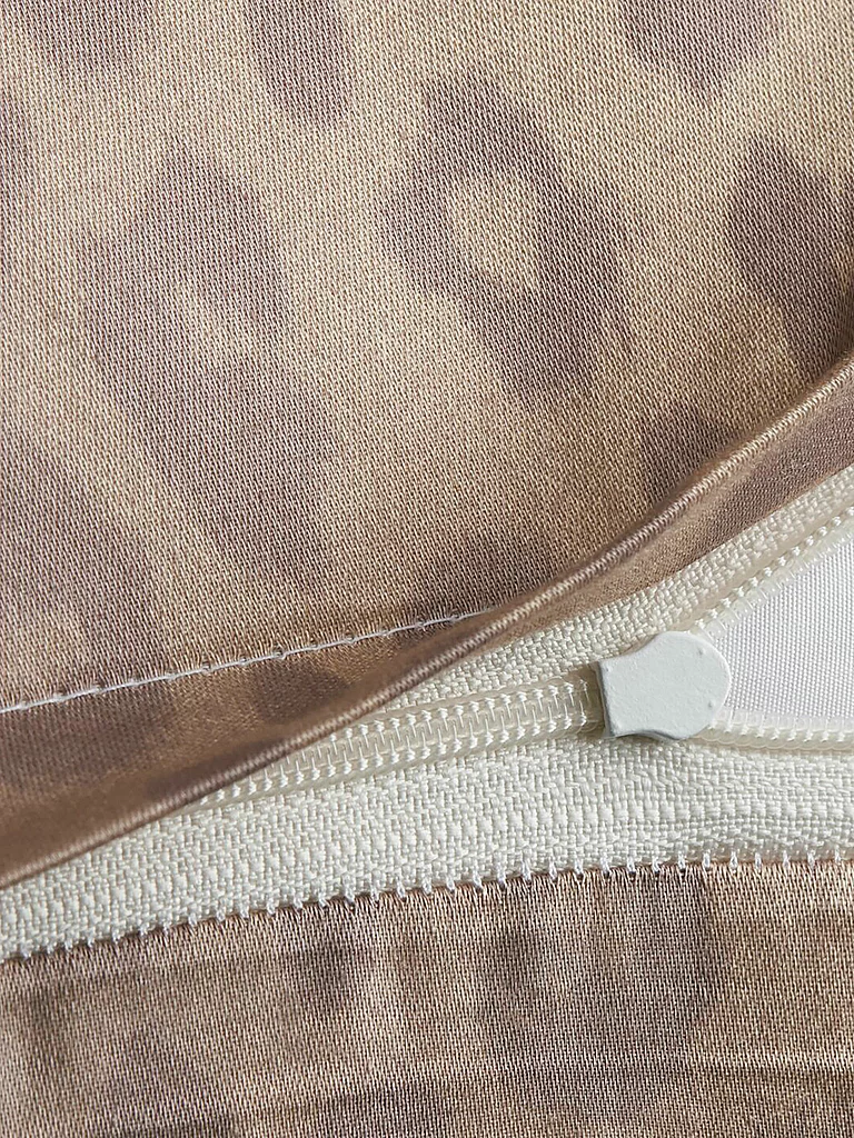 JOOP Ropa de cama de satén LEO 70x90cm / 140x220cm Vainilla crema