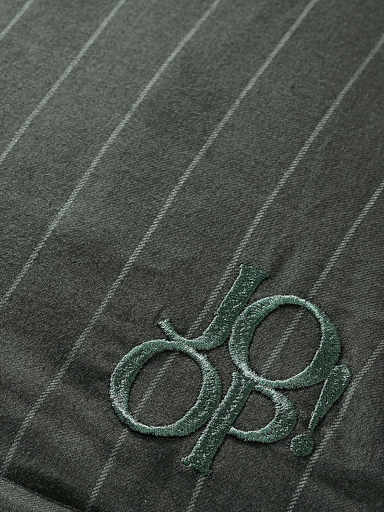 JOOP Ropa de cama de franela 70x90cm/140x200cm SOFT STRIPES verde