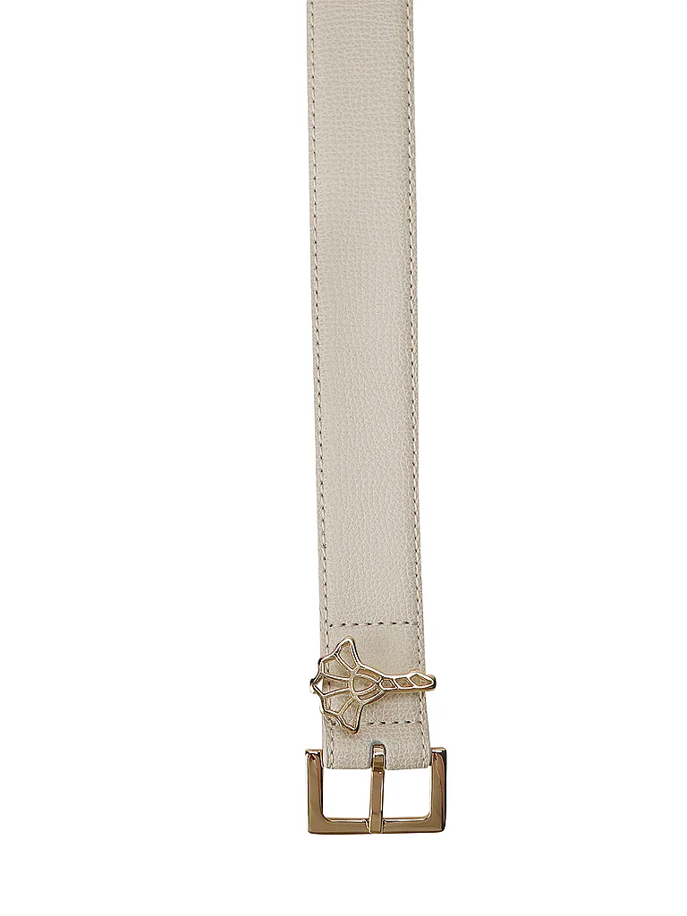 JOOP Ledergürtel  creme | 80