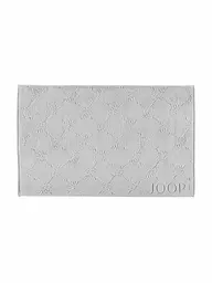 JOOP | Badematte "Cornflower Uni" 50x80cm (Weiss) | silber