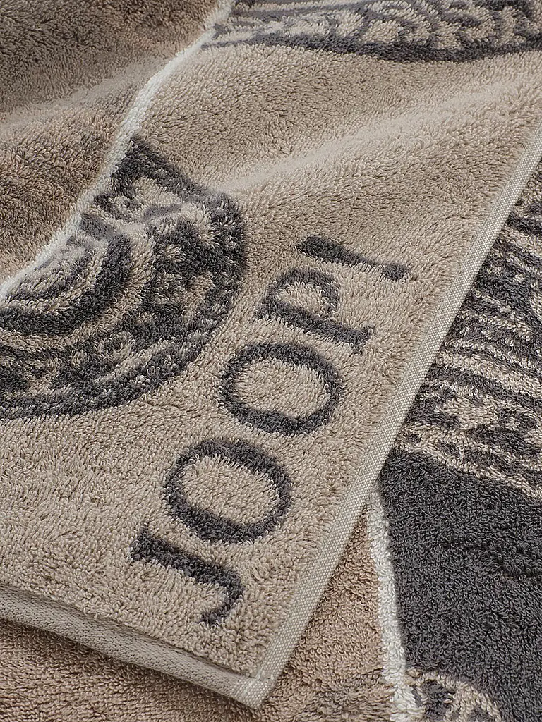 JOOP | Duschtuch  80x150cm CONTOUR PAISLY Taupe | Camel