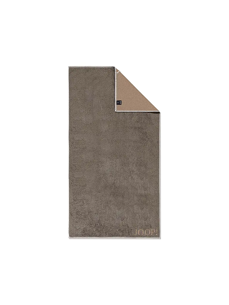 JOOP | Duschtuch 80x150cm CONTOUR DOUBLFACE Taupe | Camel