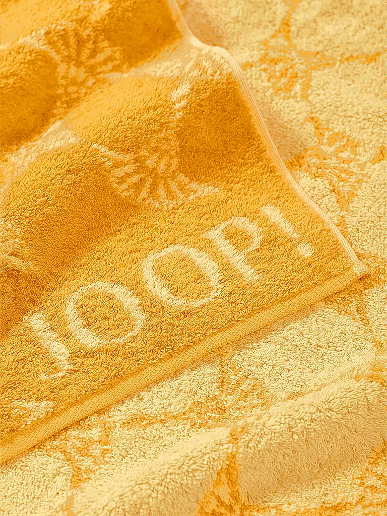 JOOP | Duschtuch Cornflower 80x150cm Honig | gelb