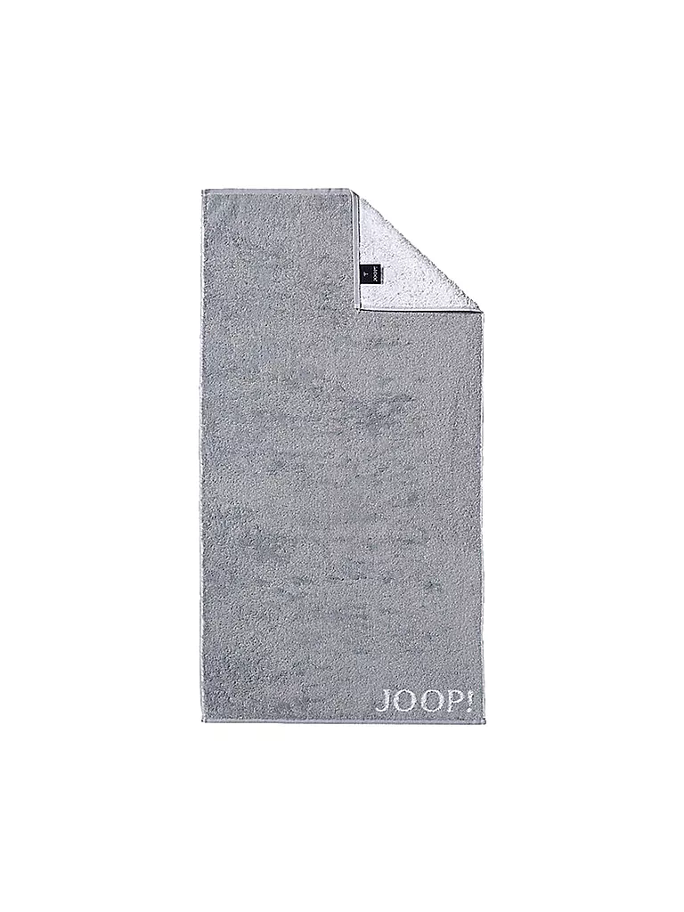 JOOP | Duschtuch Doubleface 80x150cm (Silber) | grau