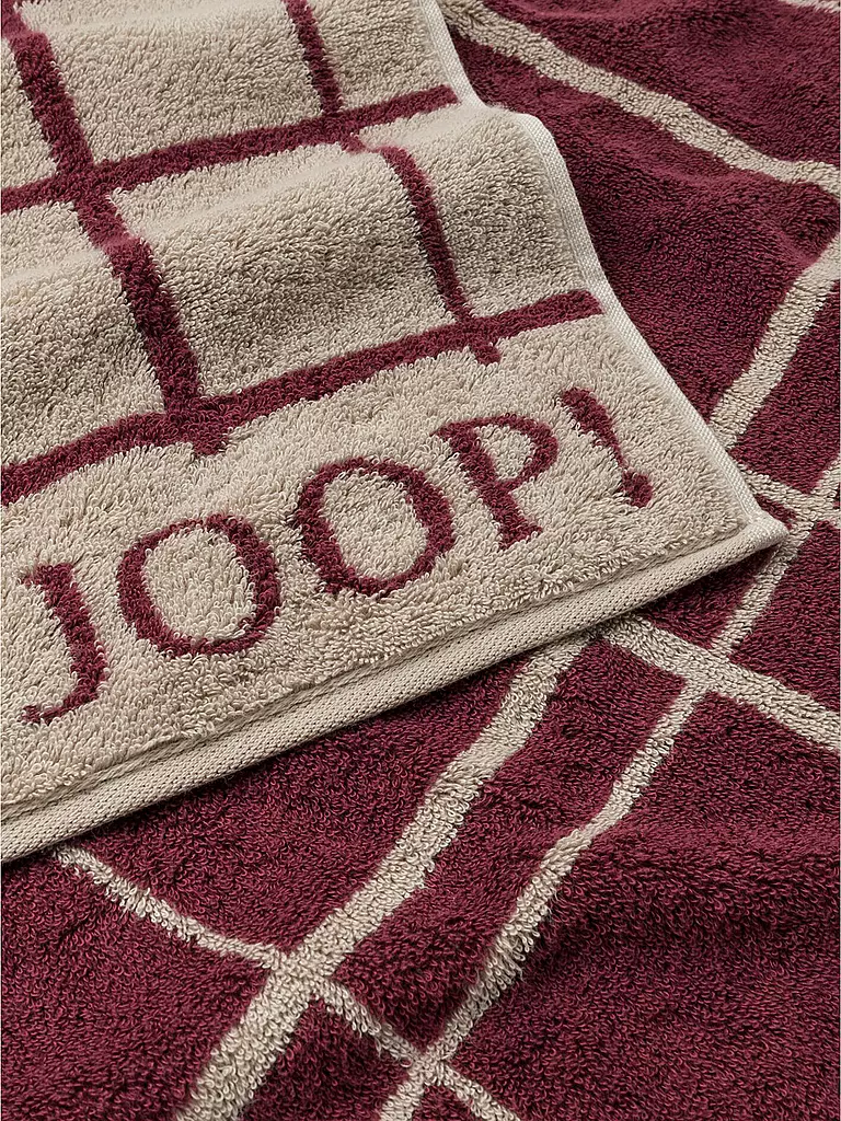 JOOP | Duschtuch SELECT LAYER 80x150cm Rouge | dunkelrot