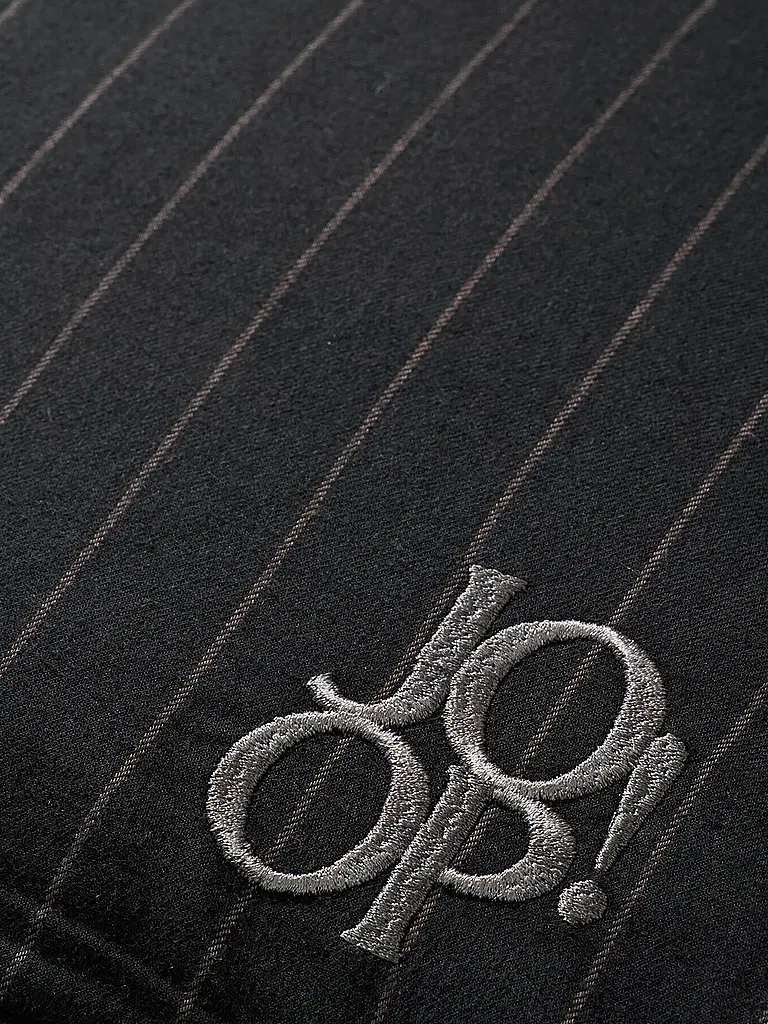 JOOP | Flanell Bettwäsche 70x90cm/140x200cm SOFT STRIPES Schwarz | schwarz
