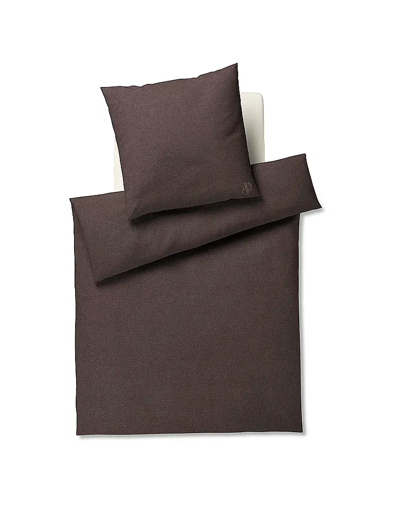 JOOP | Flanell Bettwäsche SOFT 70x90cm/140x200cm Stone | hellgrau