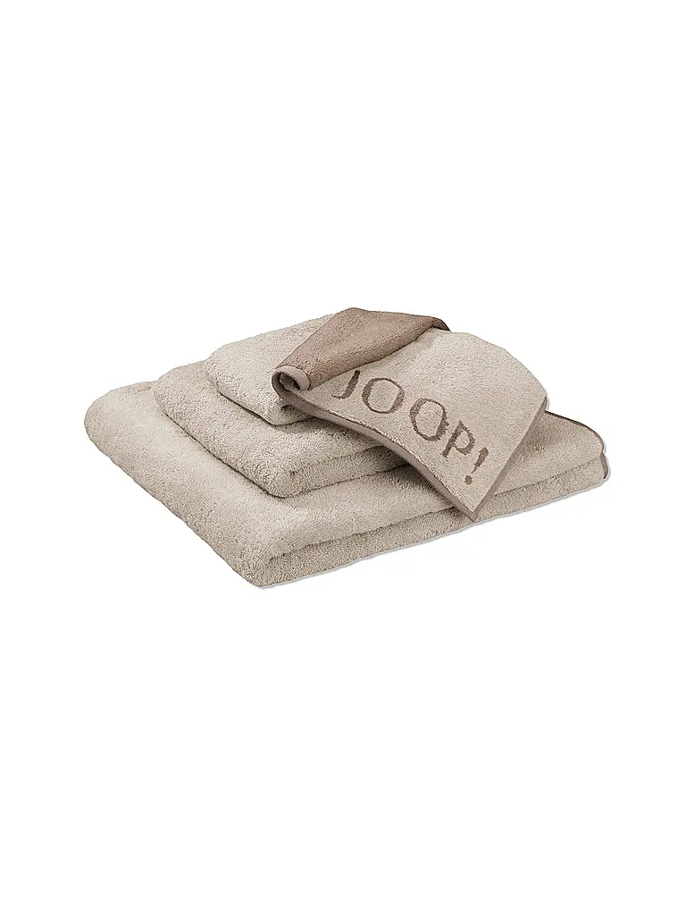 JOOP | Gästetuch 30x50cm CONTOUR DOUBLFACE Creme | Beige