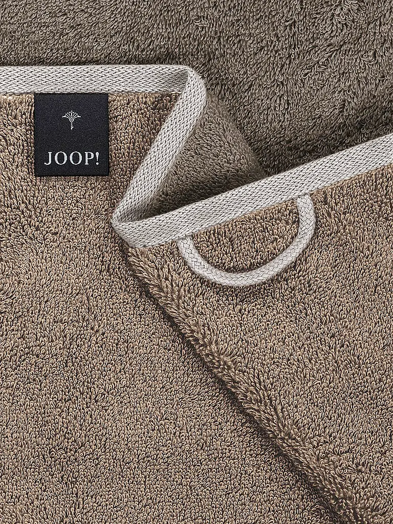 JOOP | Gästetuch 30x50cm CONTOUR DOUBLFACE Taupe | Camel