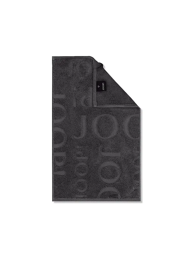 JOOP | Gästetuch 30x50cm STUDIO REPEAT Basalt | schwarz