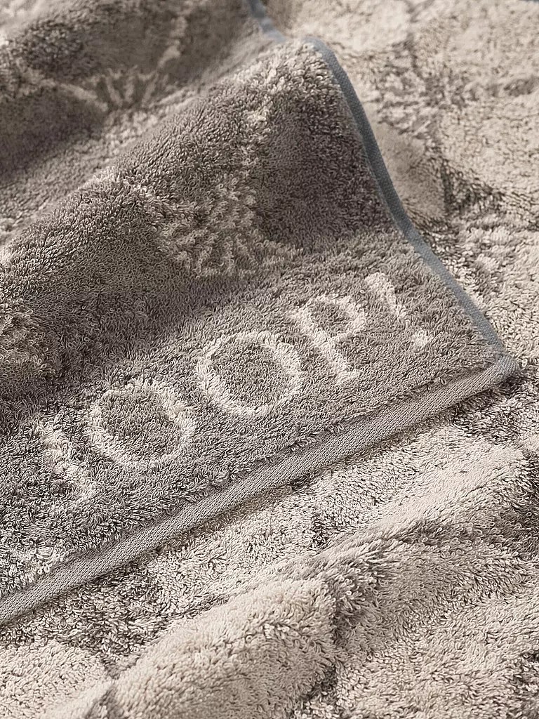 JOOP | Gästetuch Cornflower 30x50cm Graphit | hellgrün