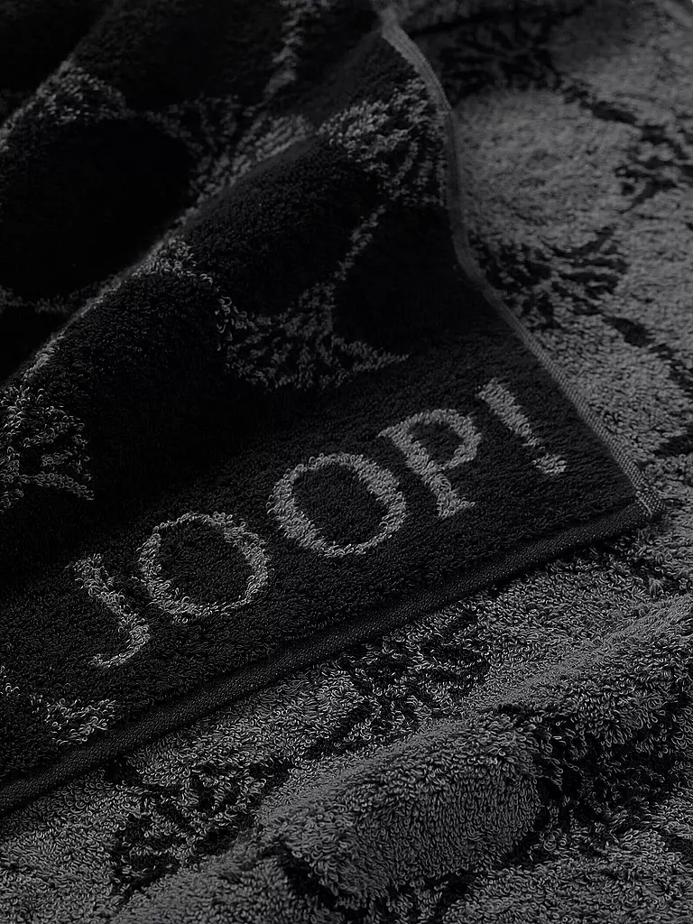 JOOP | Gästetuch Cornflower 30x50cm Schwarz | hellgrün
