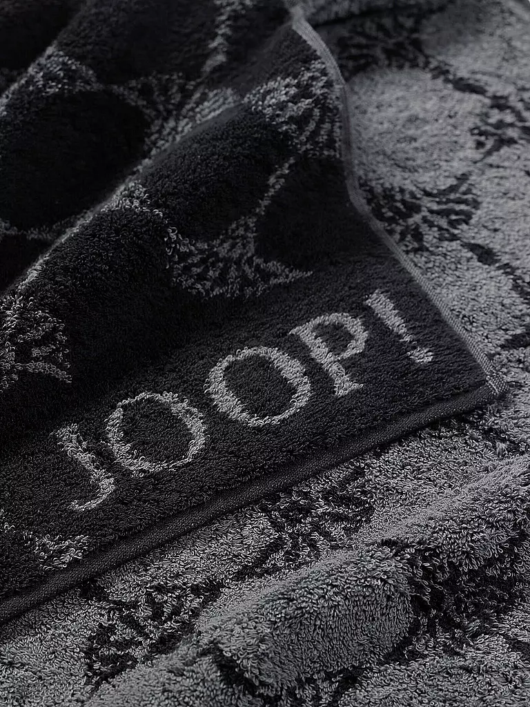 JOOP | Gästetuch Cornflower 30x50cm Schwarz | schwarz