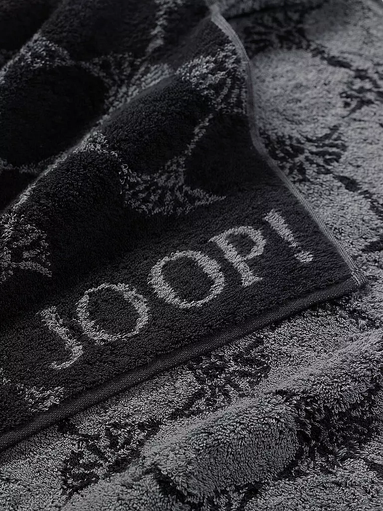 JOOP | Gästetuch Cornflower 30x50cm Schwarz | hellgrün