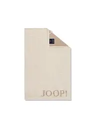 JOOP | Gästetuch Doubleface 30x50cm (Silber) | creme