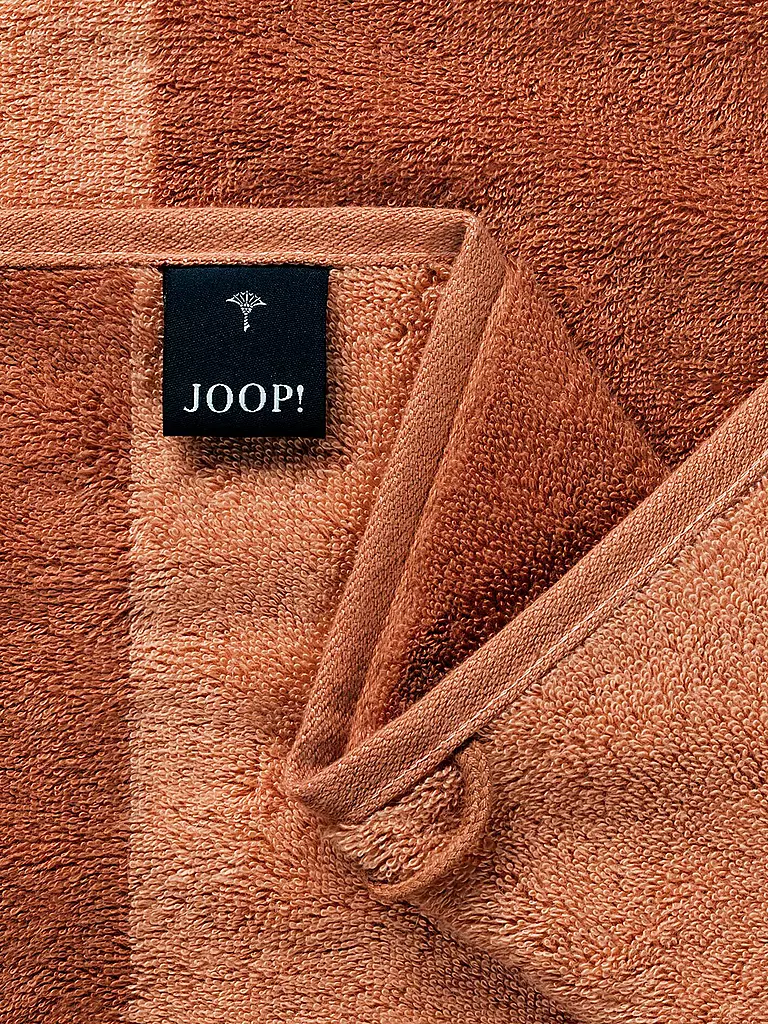 JOOP | Gästetuch Tone Doubleface 30x50cm Kupfer | orange
